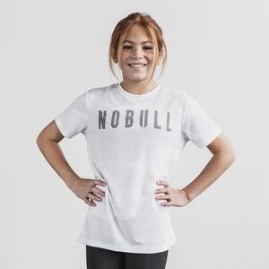 NWT NOBULL Kid’s Tee - Medium - White